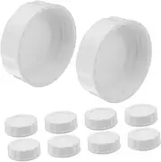 CRILSTYLEO Milk Storage Containers Fridge Wide Mouth Lids Canning Jar Lids with Silicone Ring