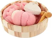 KAILIKETIY 1Set Bath Ball Tool Kit Exfoliating Body and Foot Care Includes Bath Ball Scrubber and Grinding for Skin Cleaning and Relaxation