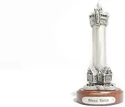 Minas Tirith Lord of The Rings LOTR Miniature Pewter Gift Statue Collectible Figure Token 4.2 in X 2 in X 2 in J. R. R. Tolkien The Hobbit Simarillion