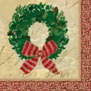 Rustic Christmas Beverage Napkins, 16ct