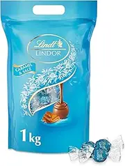 Lindt LINDOR Chocolates Caramel Salt - Approximately 80 Balls, 1 kg - Chocolate Chocolate with Creamy Filling Perfect for Sharing and Gifting