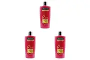 3x Tresemme 700ml Women Keratin Nourishes Smooth w Marula Oil Hair Care Shampoo