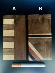 4" Inch Wooden Dugout With Metal One Hitter Pipe Assorted Designs