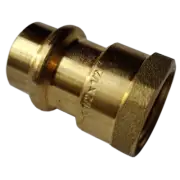 25 Pieces 1/2" Propress Female Adapter, Lead Free Brass, 1/2" Press Fit Female