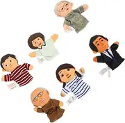 1 Set Family Finger Puppets Finger Dolls for Engaging Storytelling Pretend Play Comforting Interactive