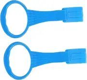 COOLHIYA Crib Pull up Rings 2 Pack Mobile for Cribs Walking Exercise Rings for Infants