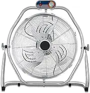 High Velocity Heavy Duty Metal Industrial Floor Fans Quiet,Floor Standing Gym Fan,Industrial Fan can Shakeable Head,for Gyms, Offices and Warehouses (Size : 18")