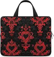 FHPCE Laptop Shoulder Bag Laptop Bag Computer Bag Many Hearts Pattern Messenger Bag for Unisex, Many Hearts Pattern, 15inch