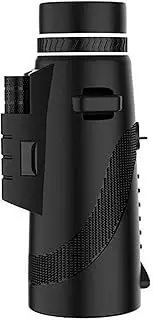 Monocular Telescope, 80x100 High Power Monoculars for Smartphone, High Definition Monocular Telescope, Lightweight BAK-4 Prism Monoculars, for Stargazing Hunting Wildlife Bird Watching Travel(Black)
