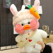 30cm Lalafanfan Ducks Plush Soft Toys Ducks Doll Plush Toy White D