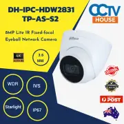 Dahua 8CH 8MP IPC-HDW2831TP-AS-S2 3.6mm Starlight Built-in Mic CCTV lP Camera