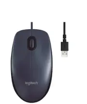 Corded Ambidextrous Mouse Wired Mouse Logitech B100