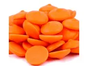 1 Pound Merckens Orange Melting Chocolate Coating Wafer Candy