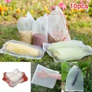 10Netting Bags Garden Fruit Barrier Cover Bag for Grape Fig Vegetable ProteY-ou
