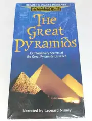 The Great Pyramids Ancient Mysteries Leonard Nimoy VHS 1996 A&E