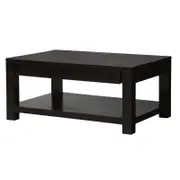 Amsterdam 2 Drawer Coffee Table - Chocolate