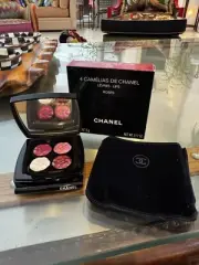 NIB CHANEL 4 Camelias Chanel PETALES - Quartet of Satin Cream Lip Colours Rose