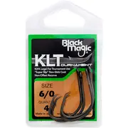 Black Magic KLT Teflon Coated Fishing Hook Small Pack #6/0
