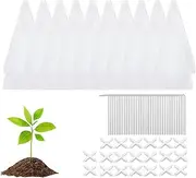 Garden Cloches for Plants - Plant Covers Reusable Plant Bell Cover Protects Plants from Birds, Snails, Anti-Scratch Gardening Supplies for Seedling Nursery Frost Prevention