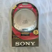 NEW Sony Walkman ESP MAX Portable CD Player Silver (D-E220/SC) SEALED NOS