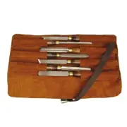 Carbatec Wood Turning Chisel Roll - 7 Place