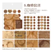 40Pcs Mini Envelopes +2Sheets Seal Stickers Vintage Town Mail Material Envelope