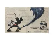 Disney's Epic Mickey Print Ad 2 Page Magazine Poster Wii