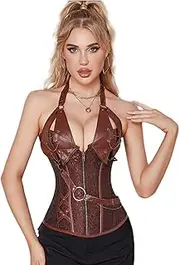 [Generic] Corset Women's Steel Boned Retro Goth Steampunk Corset