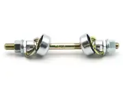 Skyway BMX Tuff Front Axle Kit Gold/Silver Retro 3/8" Looseball