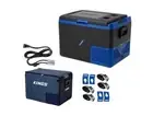 Kings Escape 65 Fridge/Freezer 12/24V+Cover +1.8m 12v Fridge Cable +Tie-Down Kit