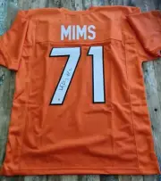 Amarius Mims Signed Cincinnati Bengals NFL Custom Jersey Gridiron Bas QR Code