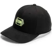 NEW Black Clover Live Lucky Outer Rim Snapback Adjustable Black Golf Hat/Cap