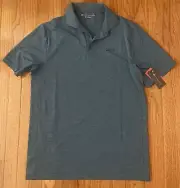 Travis Mathew Men's Heater Pro Dark Teal Golf Polo NWT Medium TravisMathew