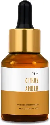 Citrus Amber Fragrance Oil, MitFlor Hotel Collection Diffuser Oil, Large Size...