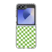 Galaxy Z Flip6 Clear Case CHECKERS
