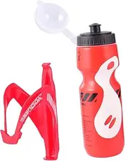 Mountain Bike Bottle Cage Set v Shape Carbon Fiber Texture Bike Bottle Rack for Cycling Riding Outdoor