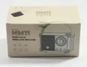 Dosmix HM11, Portable Wireless Retro Bluetooth Mini Speaker Black 3 /1/2"