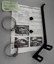 NOS ORIGINAL GENUINE PORSCHE 911 AC COMPRESSOR SUPPORT AIR HOSE INSTALLATION KIT (for: Porsche)