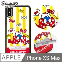 在飛比找PChome24h購物優惠-三麗鷗 Kitty iPhone XS Max 6.5吋減震
