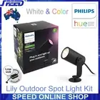 Philips Hue White & Color Ambiance Lily Outdoor Spot Light Base Unit - Full Pack