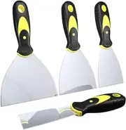 Putty Knife Scrapers Spackle Knife Metal Scraper Tool for Drywall Finishing