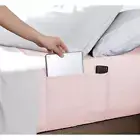 Queen Size Microfiber Fitted Sheet with 8 In. Double Storage Pockets, Blush