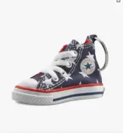 NWT Converse Mini Key Chain All Star Chuck Taylor Sneaker Keychain BLUE STAR NEW