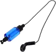 Gogogmee Fishing Alarm Alert Hooks Trout Snag Catfishing Rod Squid Tackle Fish Clamp Kit Pole Alarms Spinner Fox Bite Fishing Rod Holders Lures Net Fishing Bell Rattle Ring Blue Iron Coated