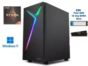Ryzen 5 5500 4.20GHz 16G DDR4 RAM 256gb M.2 SSD PC Desktop Windows 11