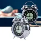 4 Inches Super Loud Alarm Clock With Nightlight Silent Table Desk Clocks Home