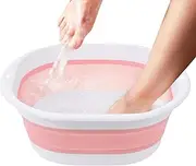 Pool Foot Bath - Foldable Foot Soak Tub Pool Foot Wash Basin - Soft Foot Soaking Bucket, Easy-Clean Foot Bath for Spas, Hot Tub, Ground Swimming