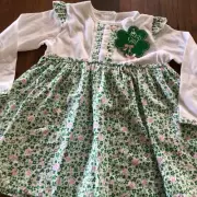Child’s Dress Size 1-2 Ireland Green Shamrock NWT