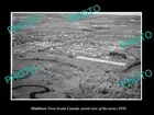 OLD 6 X 4 HISTORIC PHOTO MIDDLETON NOVA SCOTIA CANADA TOWN AERIAL VIEW c1930