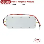5.8GHz 50W Power Amplifier Module RF Amplifier with SMA Female Connector